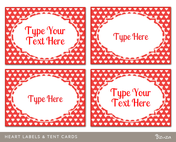 8 Best Images Of The Heart Label Printables Free Printable Valentine 