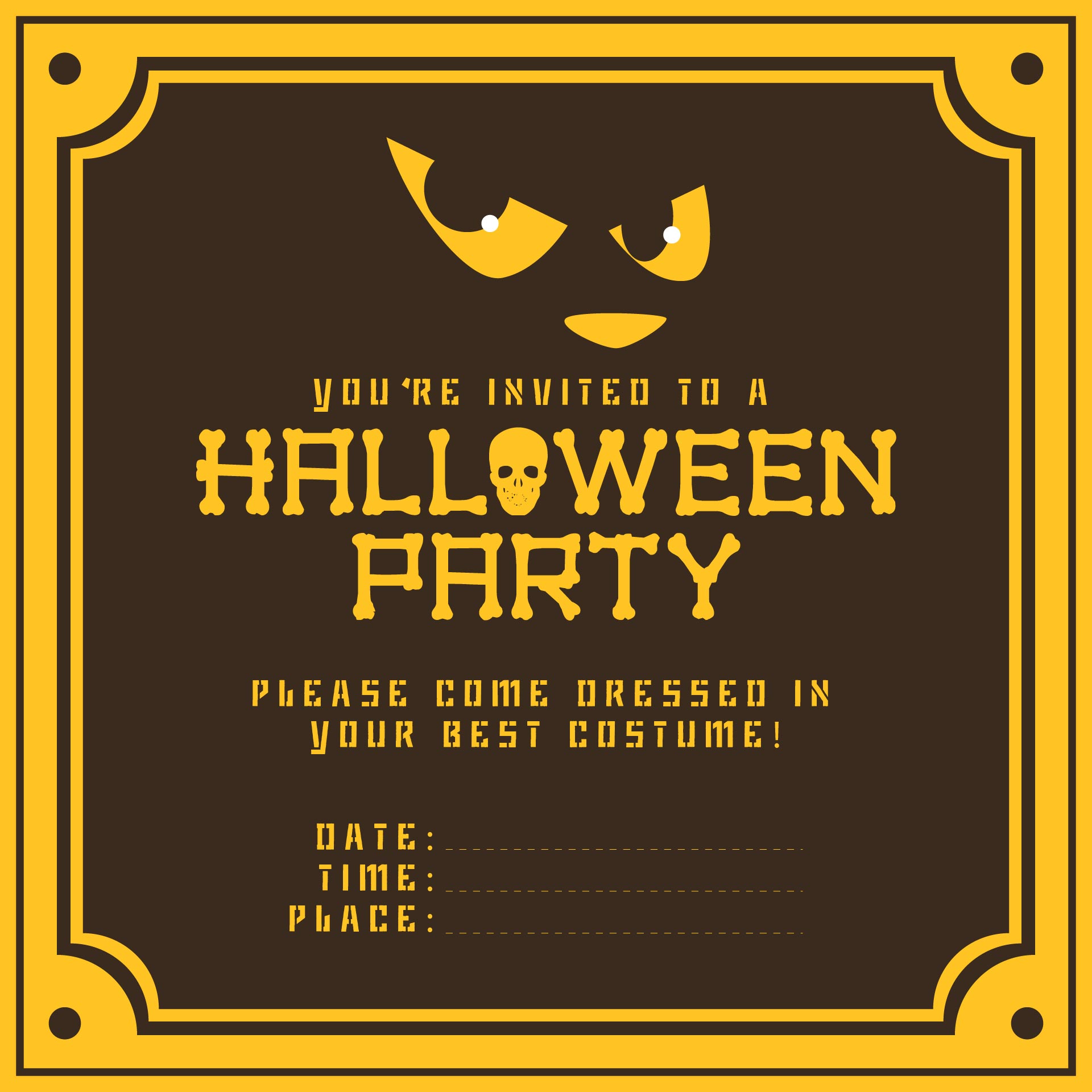 8 Best Images of Free Printable Halloween Invitations Ideas Free