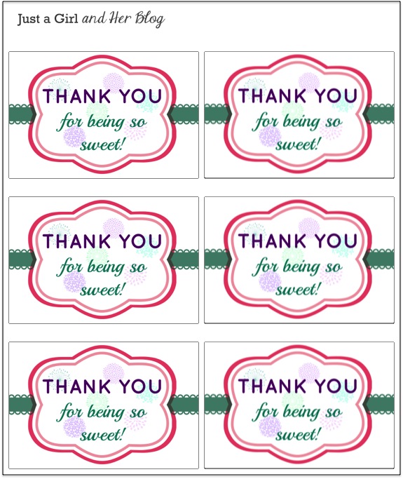 4 Best Images Of Free Printable Thank You For Coming Tags Free 