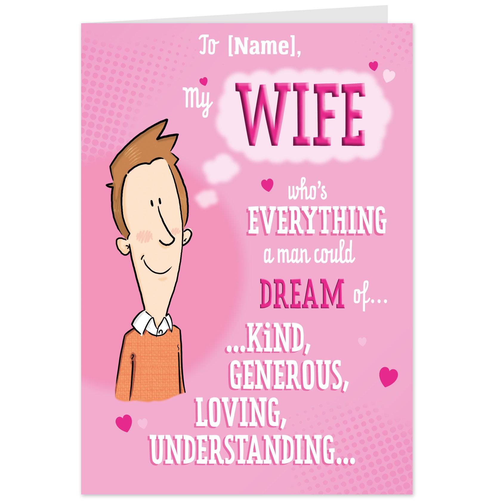 Printable Wife Birthday Cards
