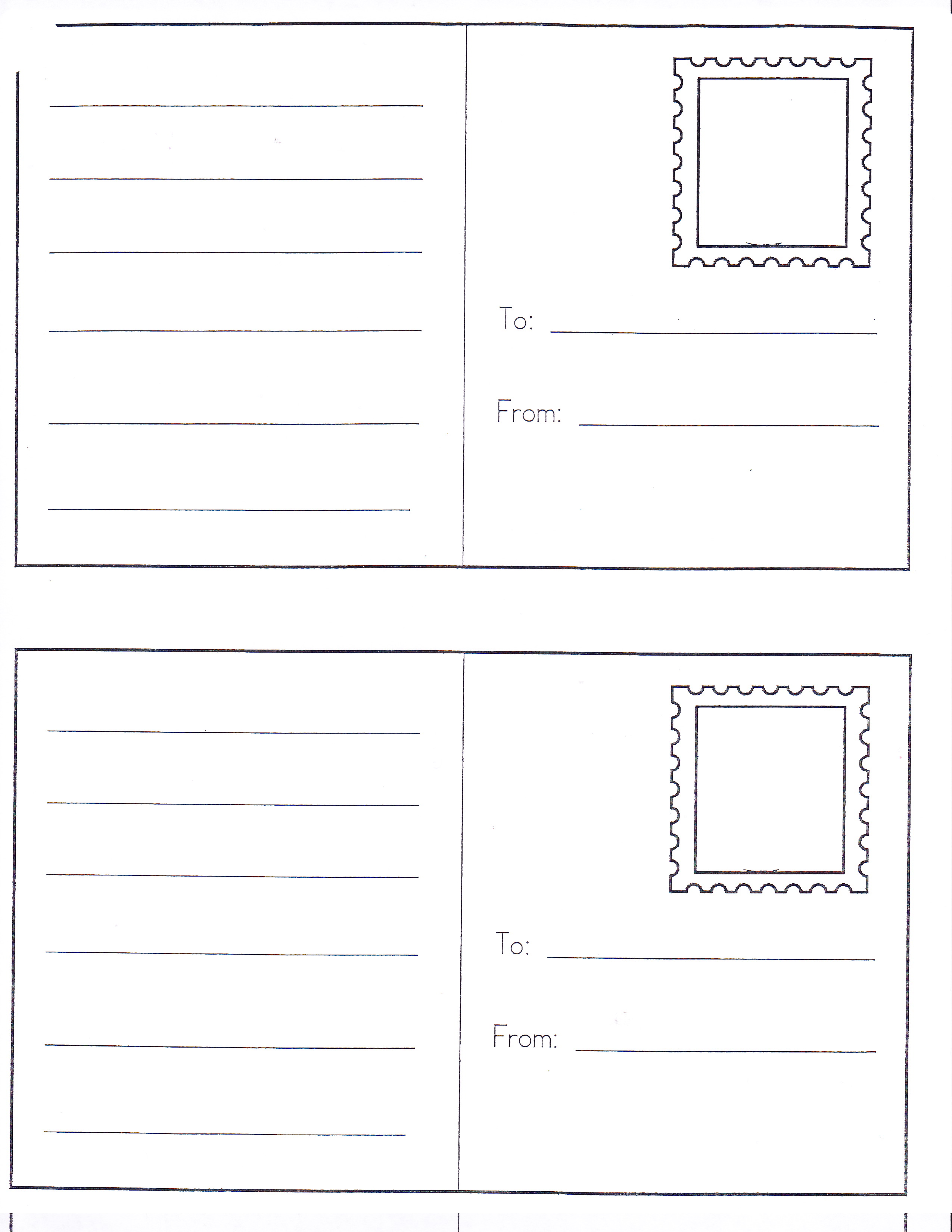 8 Best Images Of Preschool Post Office Stamps Printables Postage 