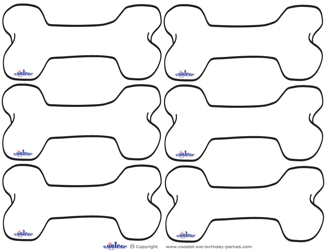 6 Best Images of Printable Dog Bone Shape - Dog Bone Pattern Template