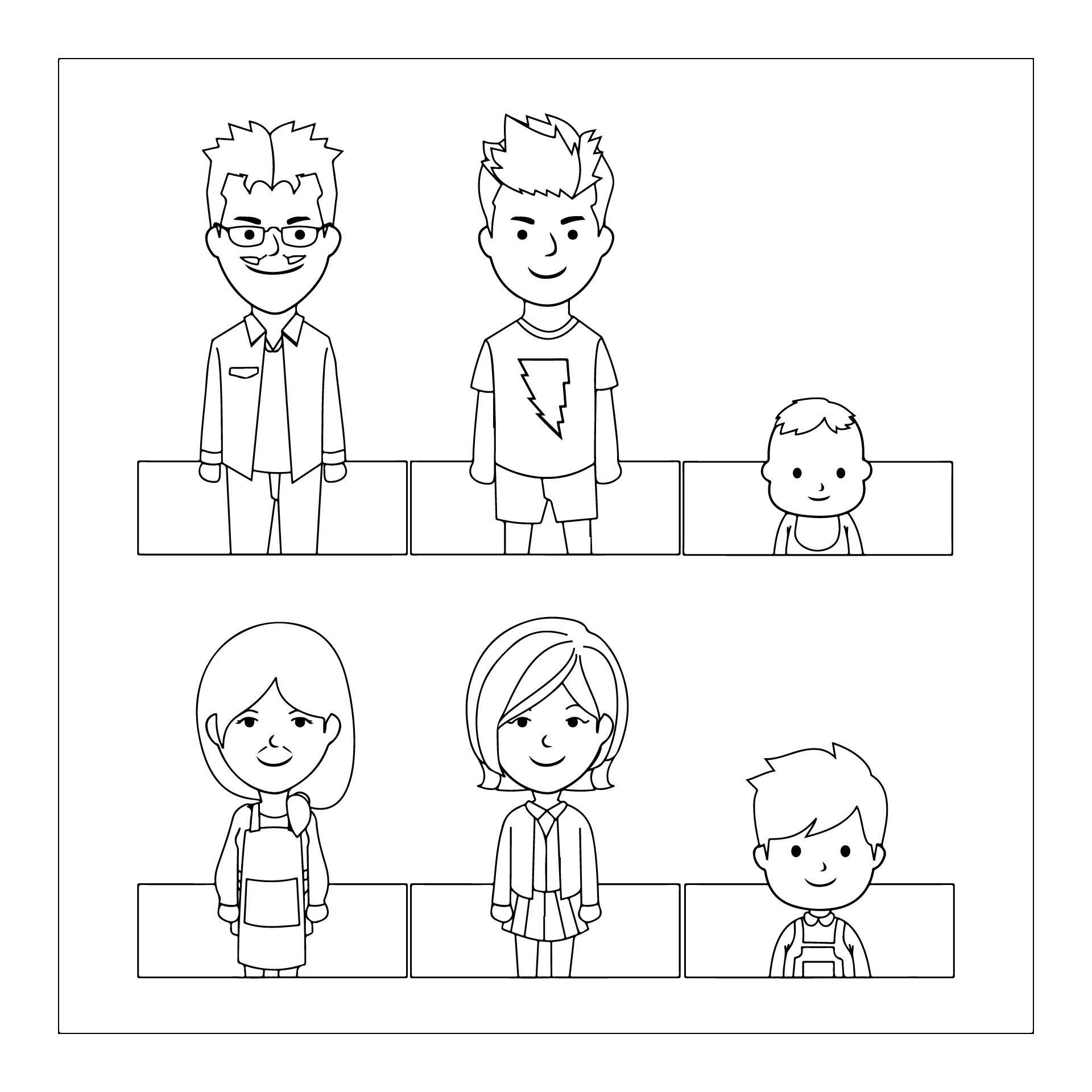Printable Family Finger Puppet Template Printable Templates