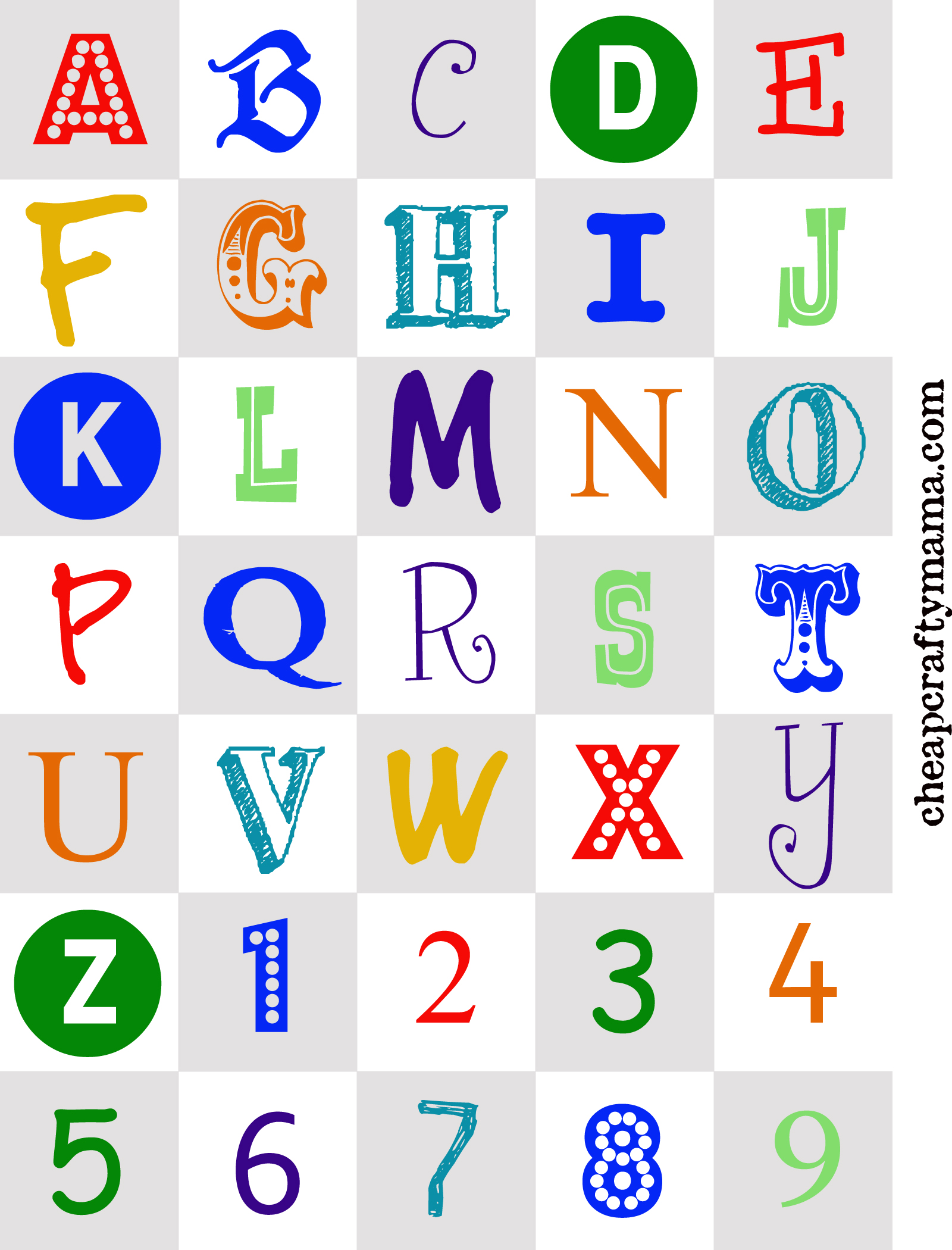 8 Best Images Of Cute Alphabet Letters Printable Cute Alphabet