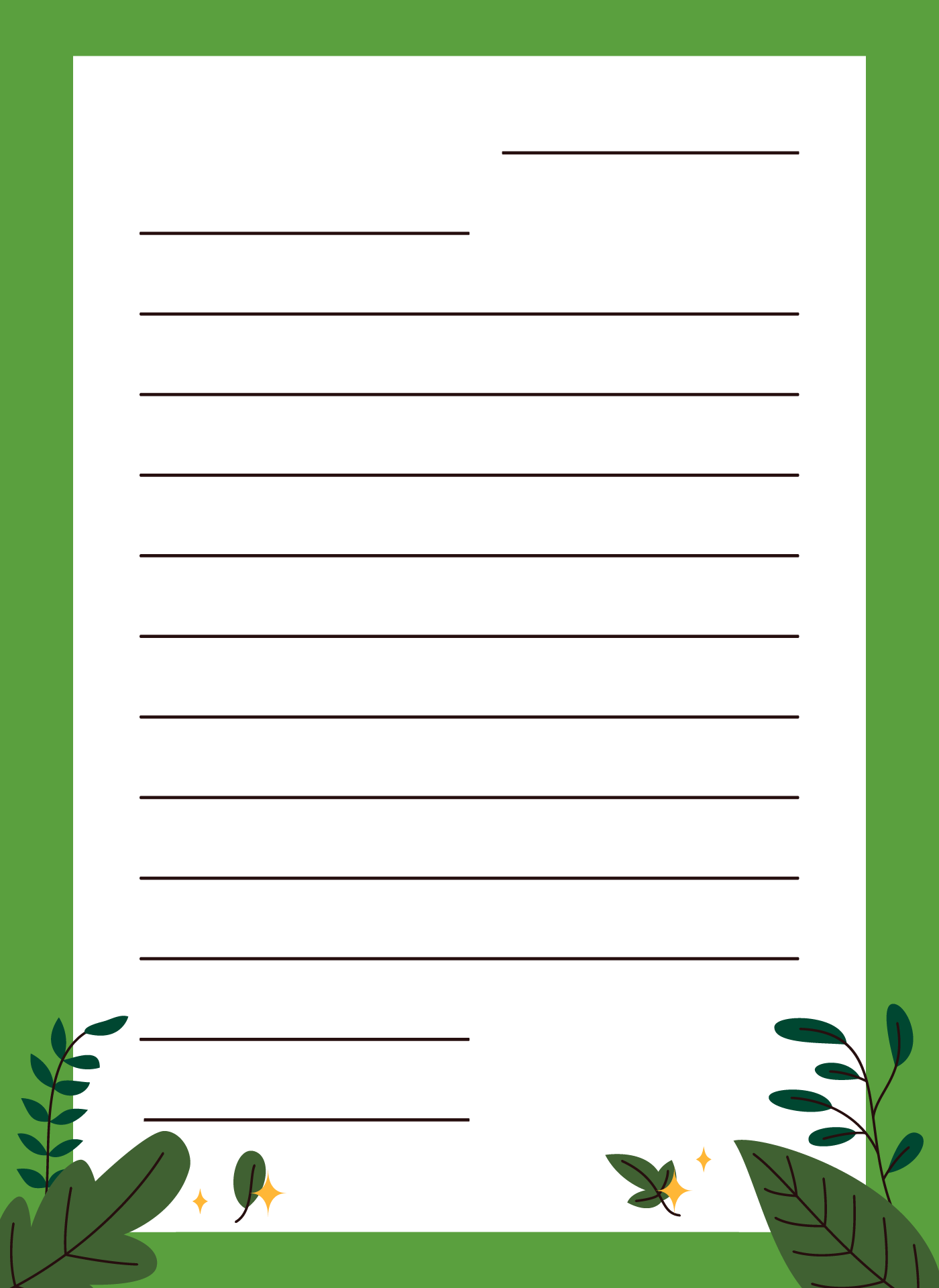 5 Best Images Of Printable Friendly Letter Template Sample Friendly