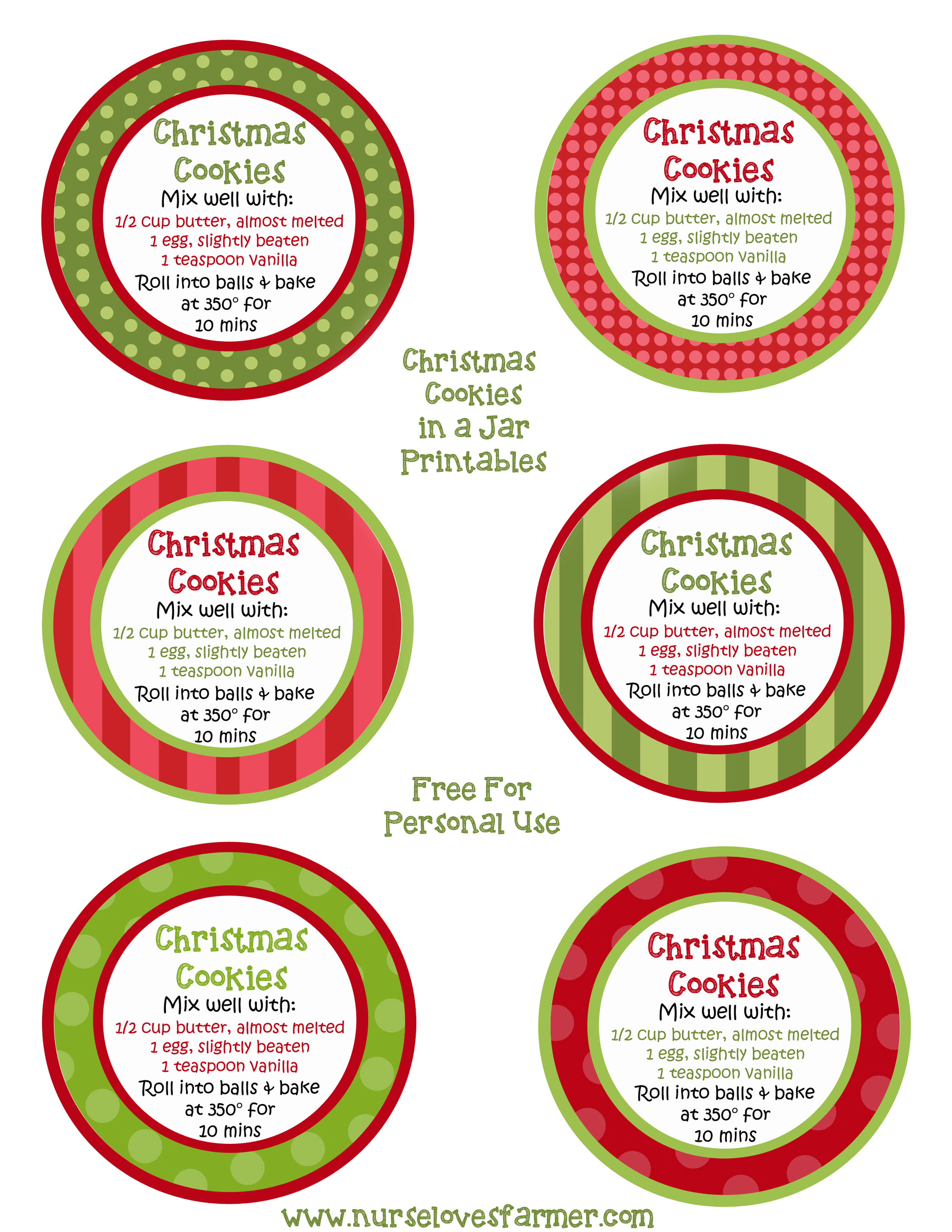 Free Printable Christmas Labels For Mason Jars