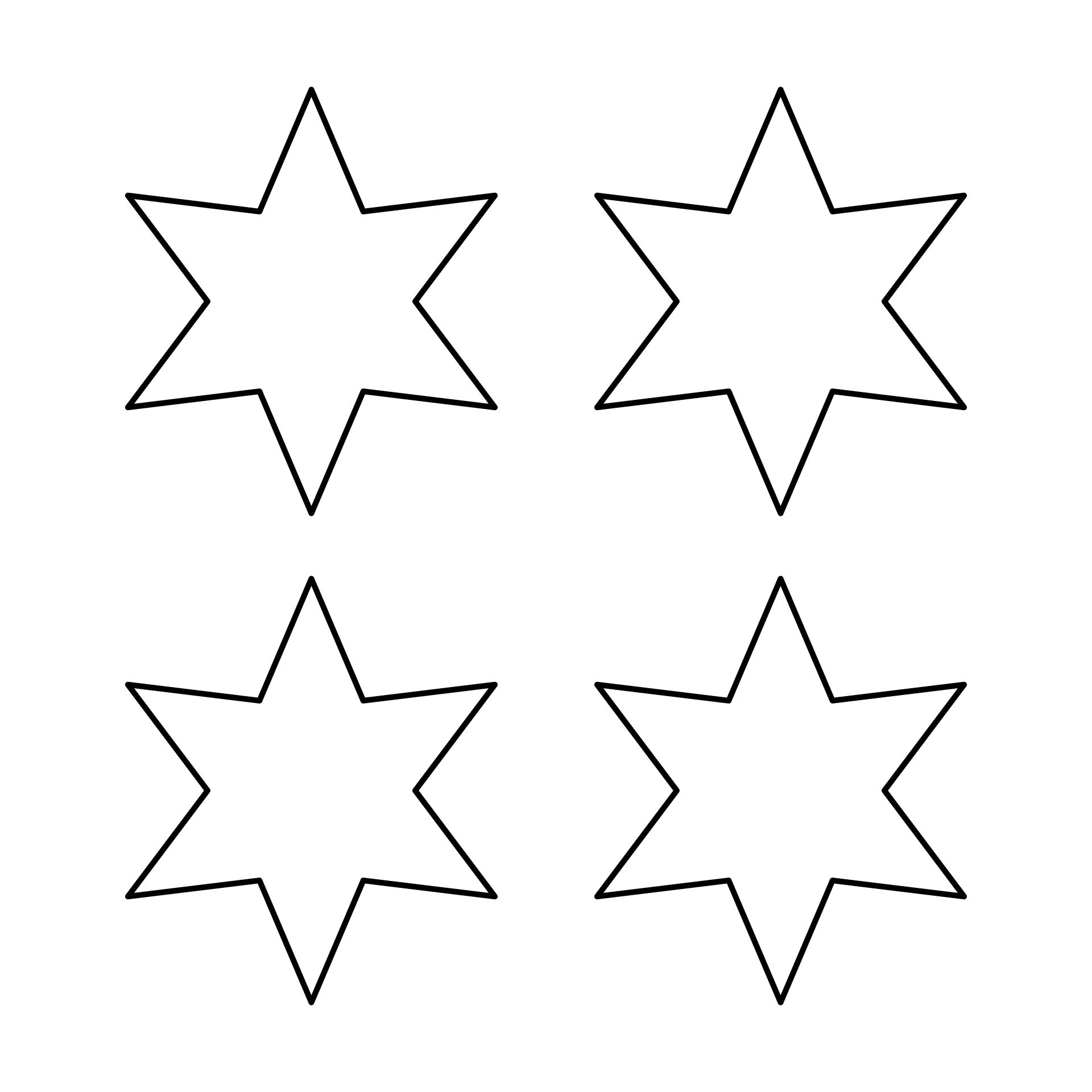Free Printable Star Templates