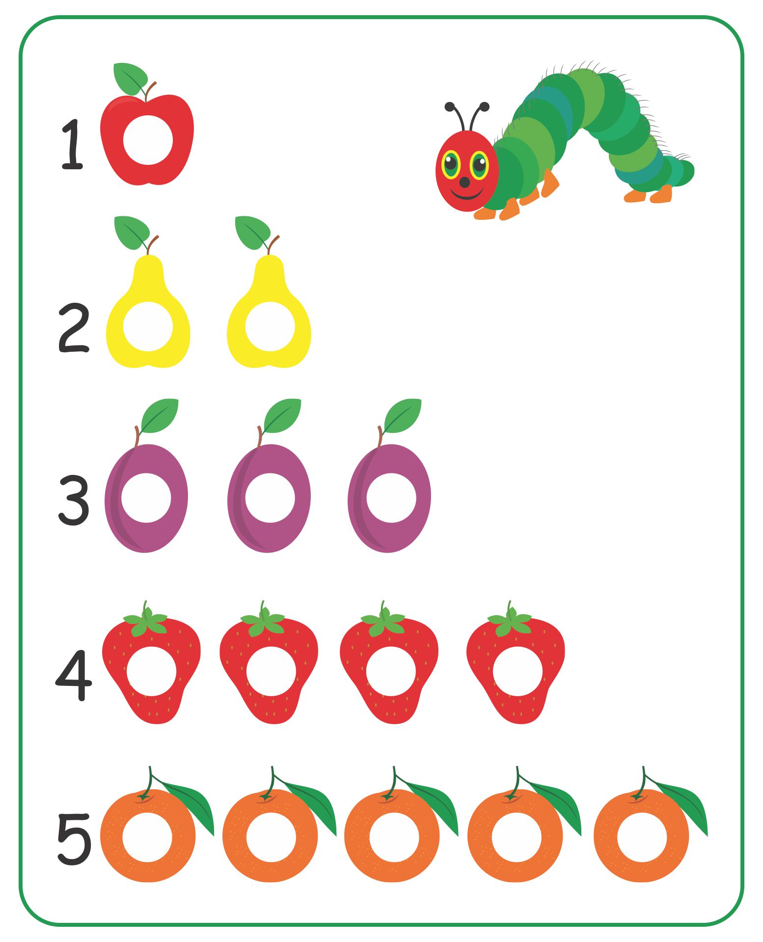 7 Best Images of Caterpillar Dot Art Printables Do a Dot Printables