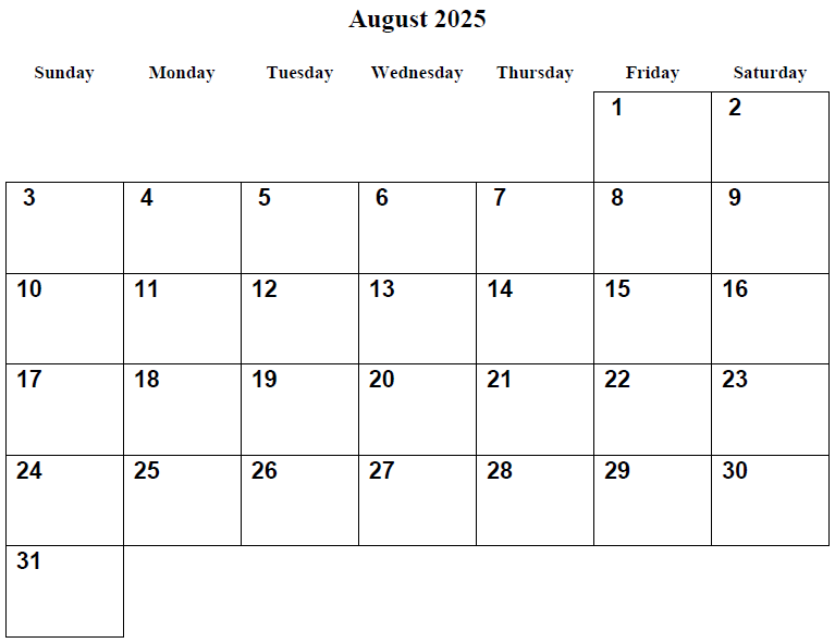 4 Best Images of 2025 Calendar Printable Free Printable Calendar Year