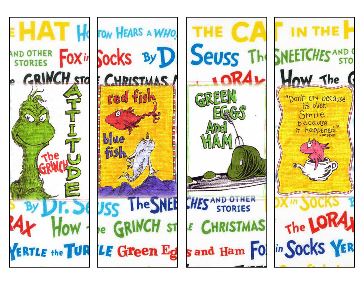 Free Printable Dr Seuss Bookmarks