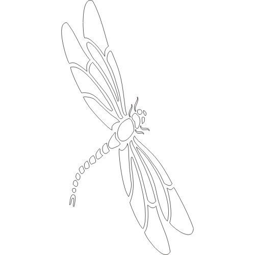 5 Best Images Of Dragonfly Stencils Printable Free Printable