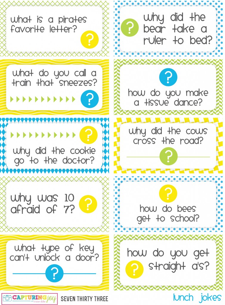 Best Dad Jokes For Kids Printable