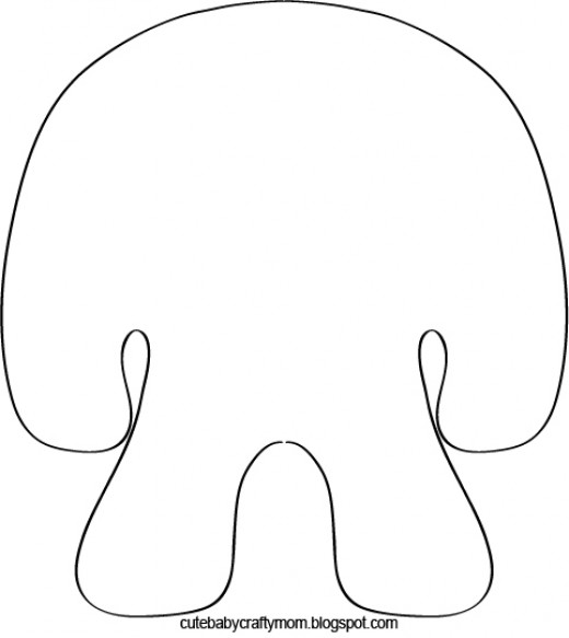 Printable Monster Template Francesco Printable