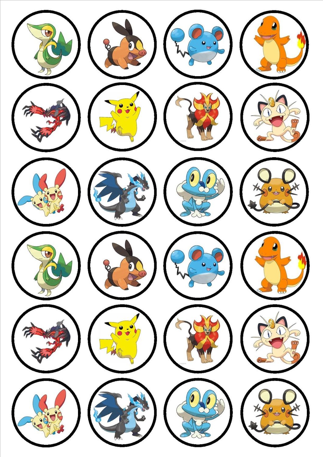 Pokemon Cake Topper Free Printable