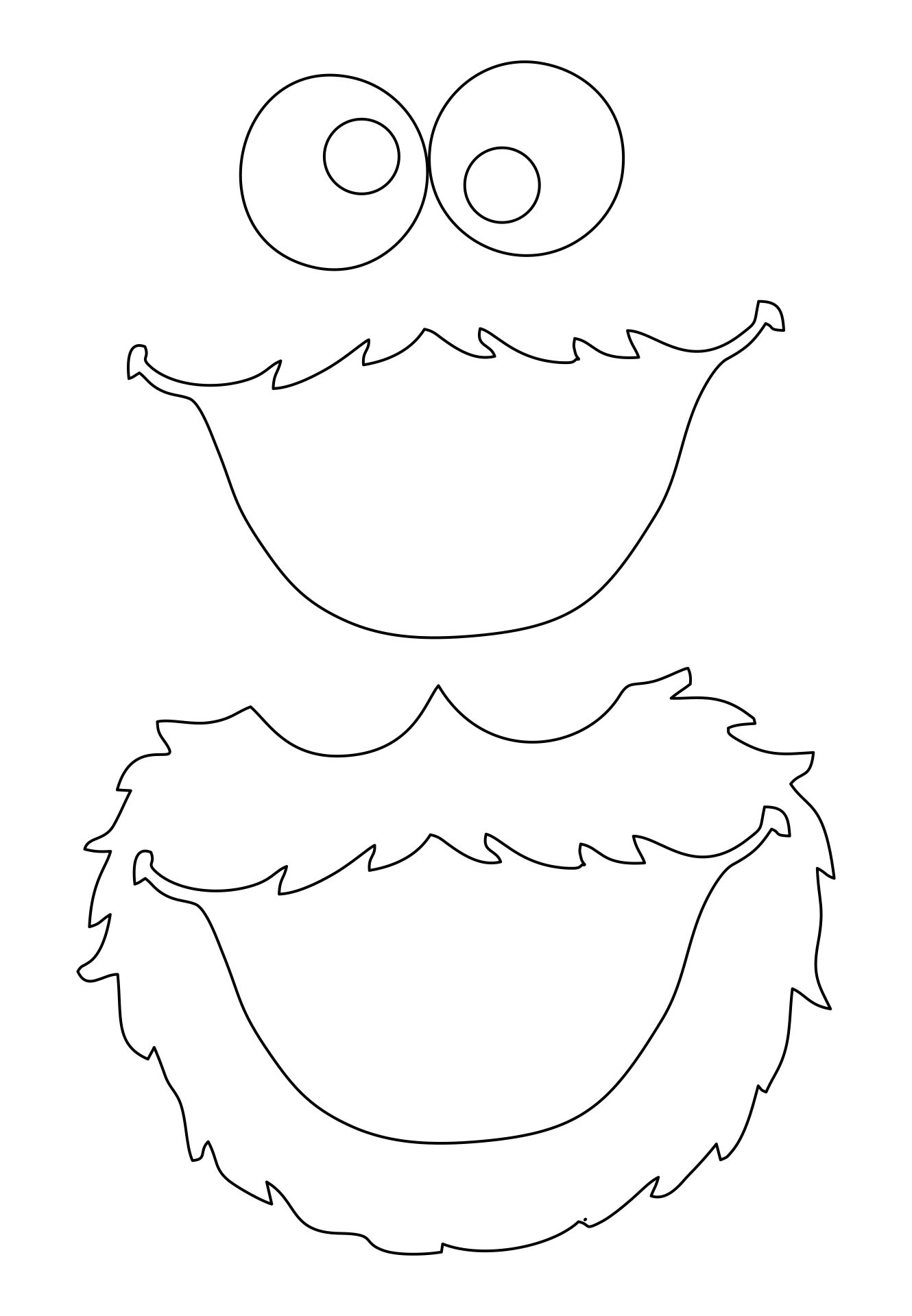 Monster Outline Template