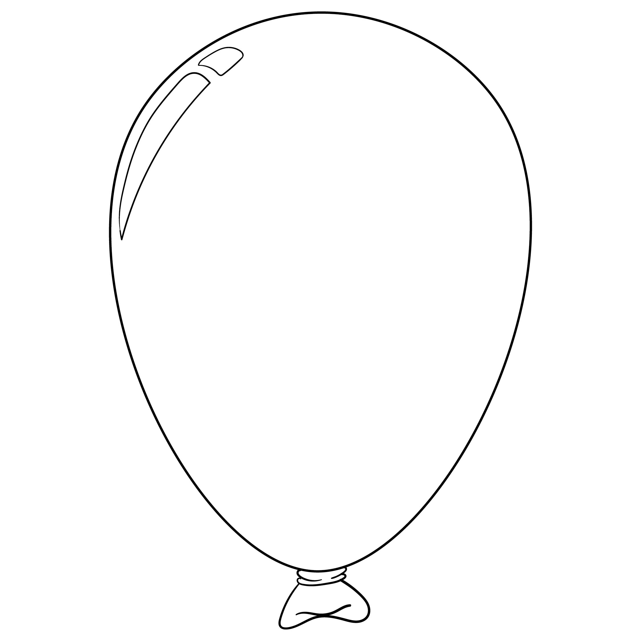 Free Printable Balloons Template