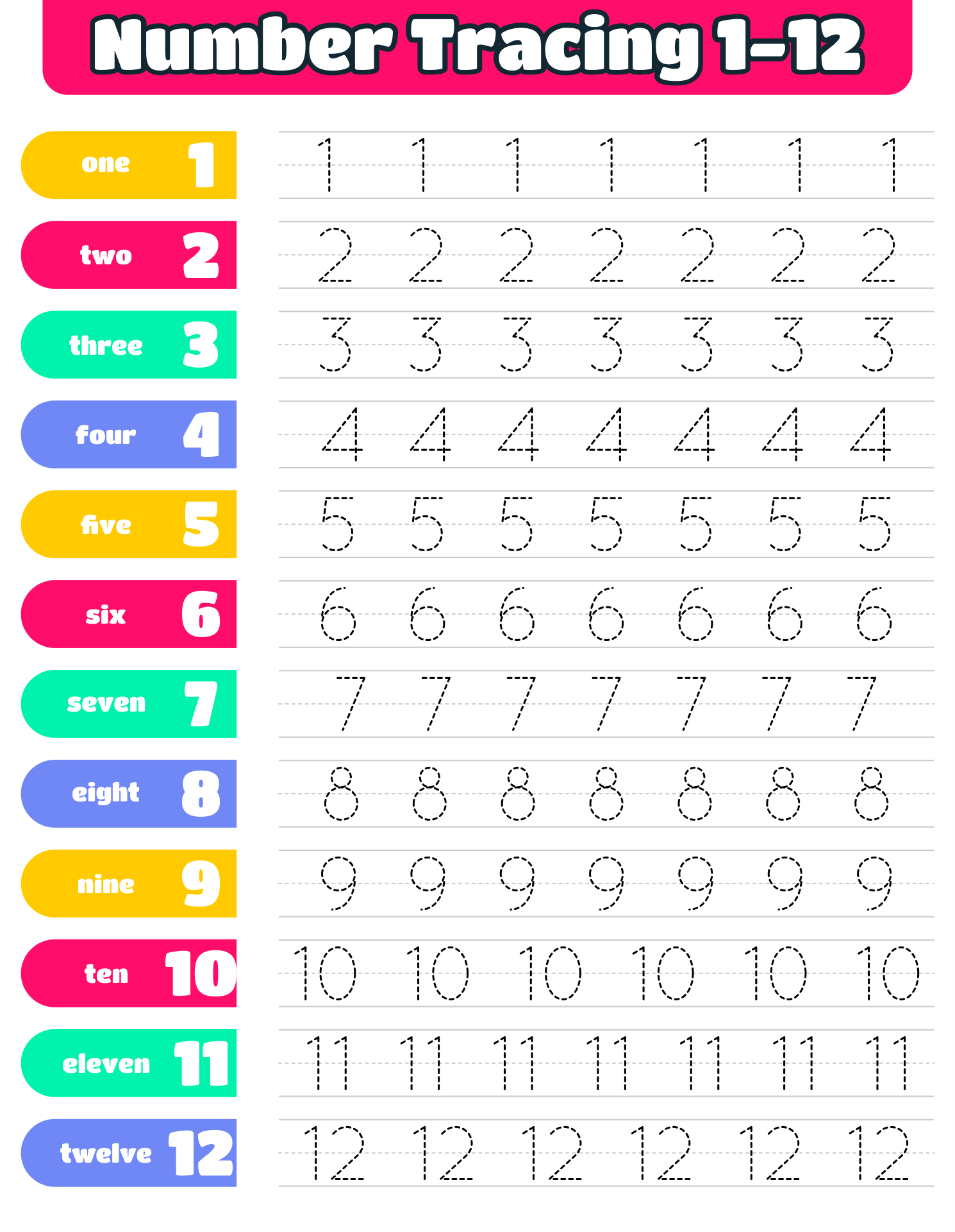 5 Best Images of Preschool Printables Number 12 - Cut and Paste
