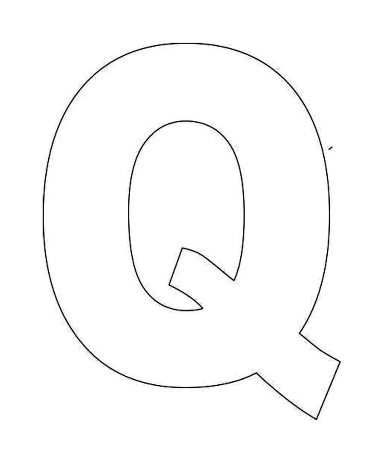 5 Best Images of Printable Alphabet Letters Q Large Printable Letter