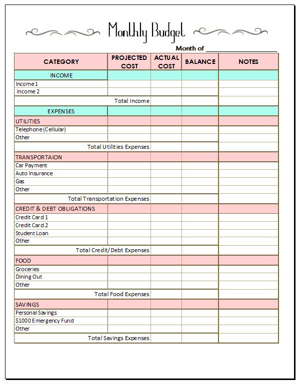 budget-printable-images-gallery-category-page-1-printablee