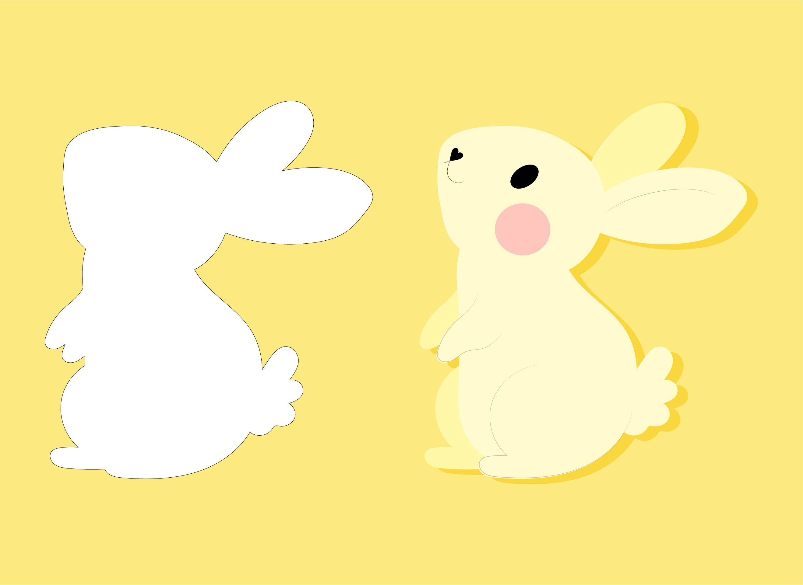 7 Best Images Of Free Printable Easter Bunny Stencil Easter Bunny 