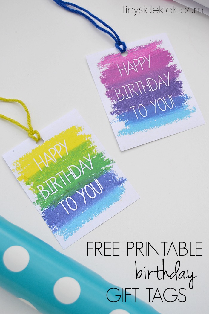 7 Best Images of Free Printable Bag Tags Birthday Gift Free Printable
