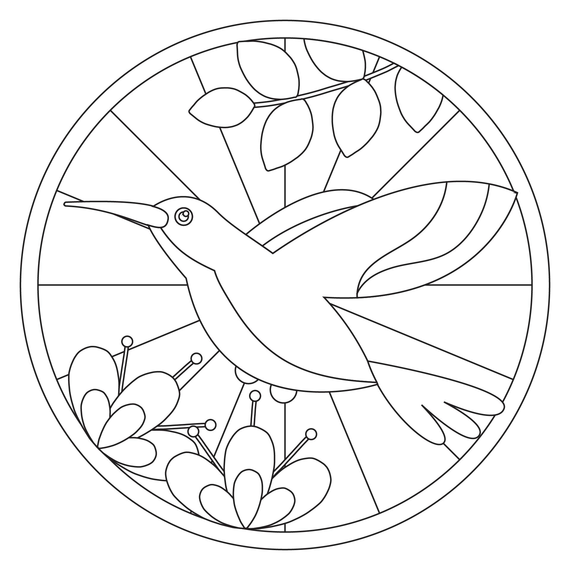 Stained Glass Patterns Free Printable Bernardblack
