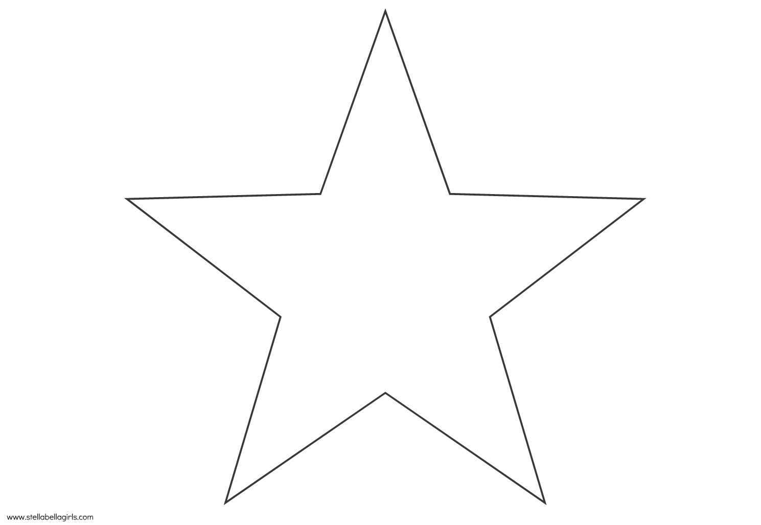 large printable star coloring pages - photo #8