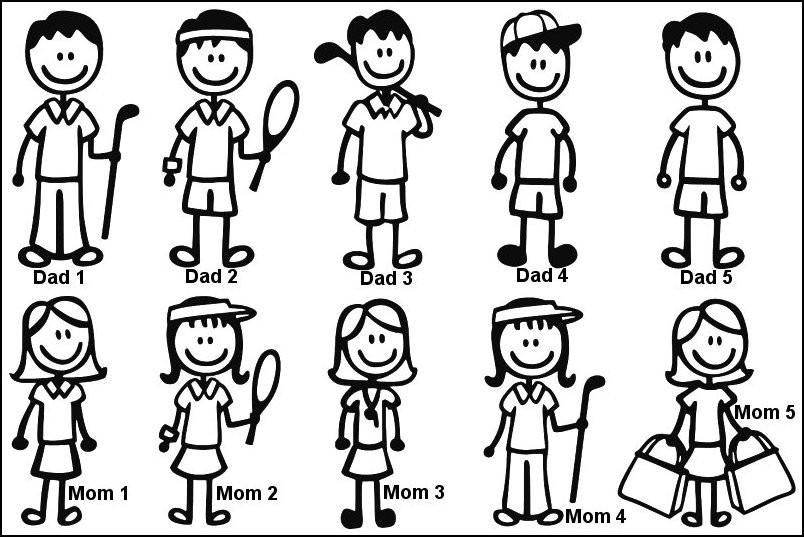9 Best Images of Free Printable Stick People Clip Art ...