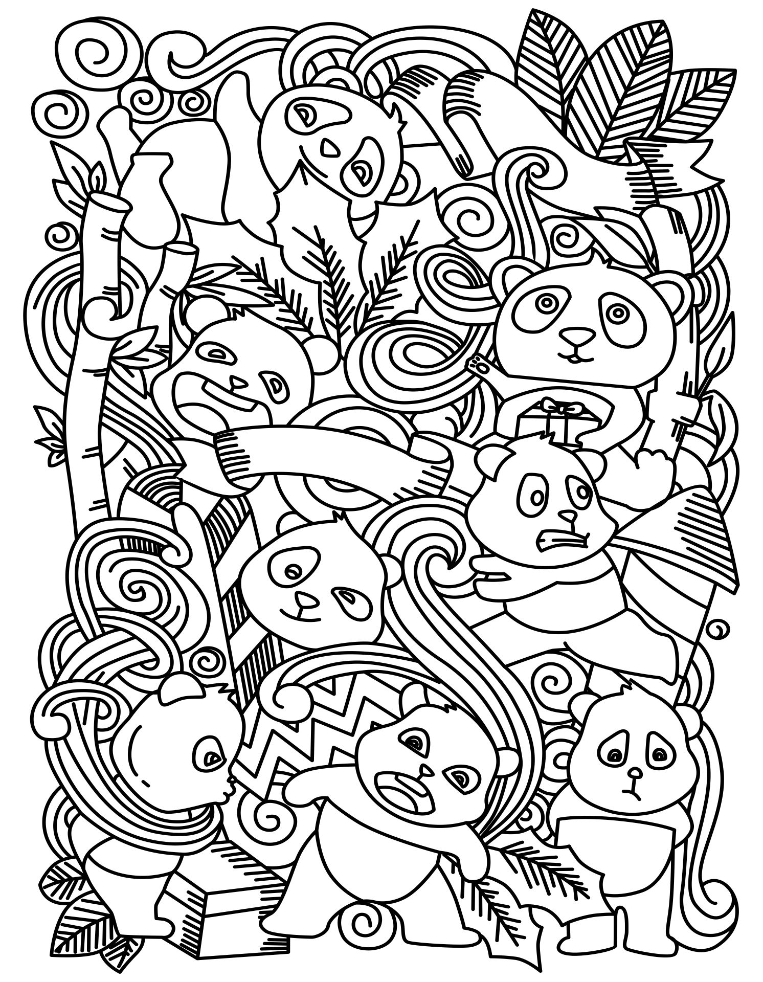 6 Best Images of Difficult Coloring Pages Free Printable - Hard