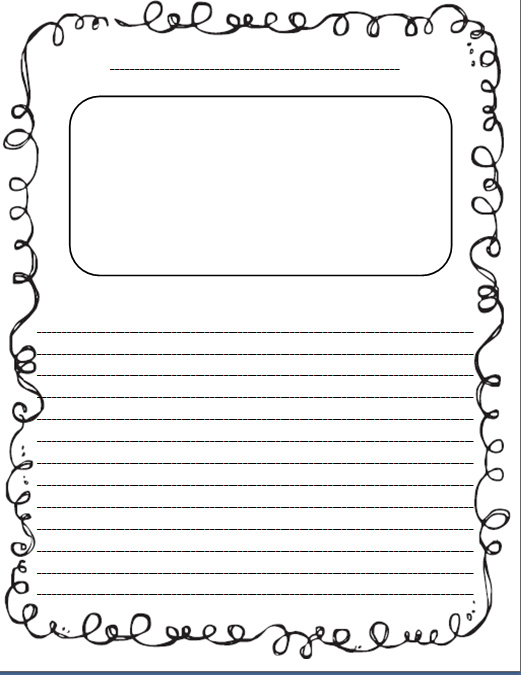 6 Best Images of Free Printable Story Writing Paper Elementary Story