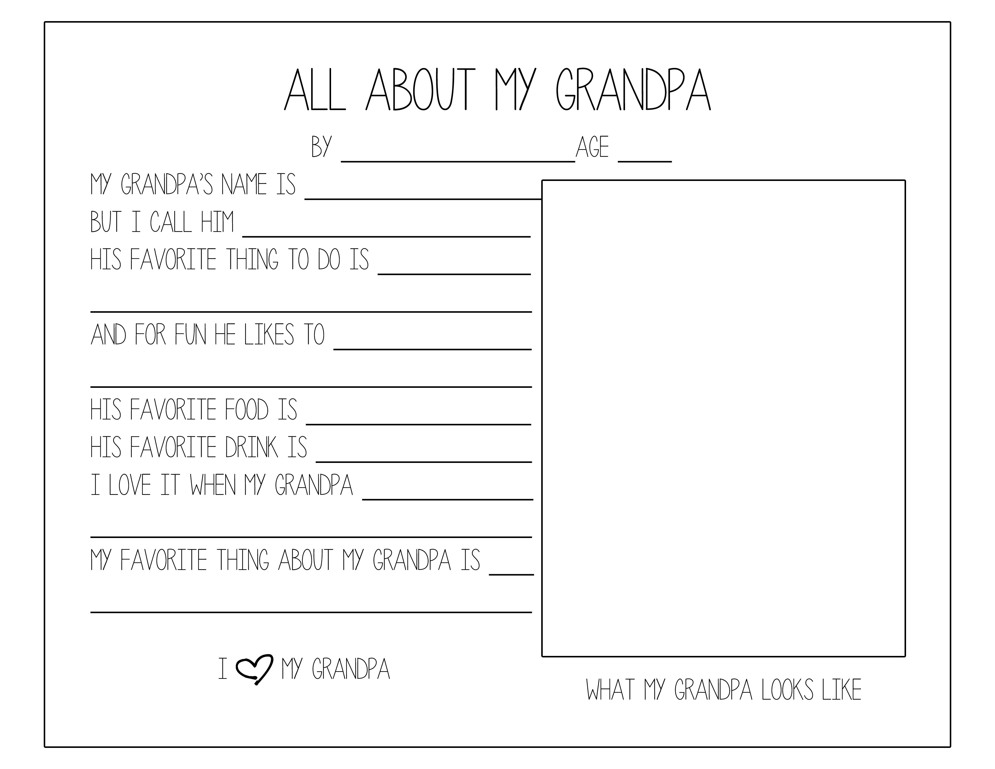 6 Best Images of Happy Father's Day Grandpa Printables Father's Day