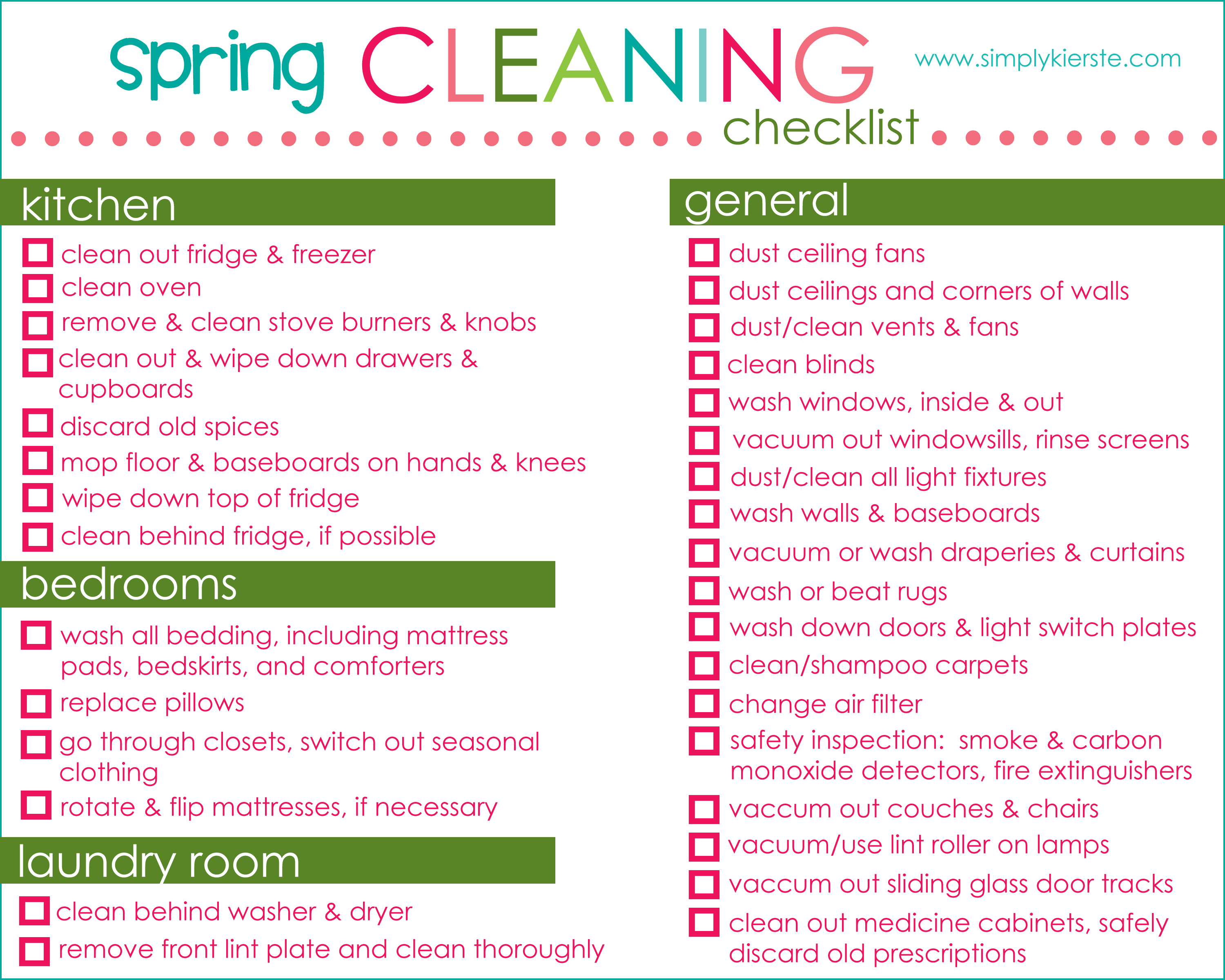 house cleaning equipment list