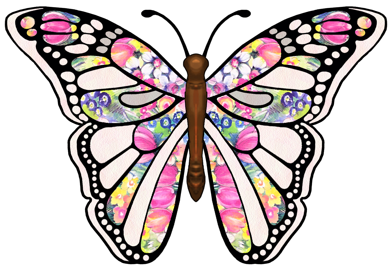 7 Best Images of Butterfly Clip Art Free Printable - Free Printable