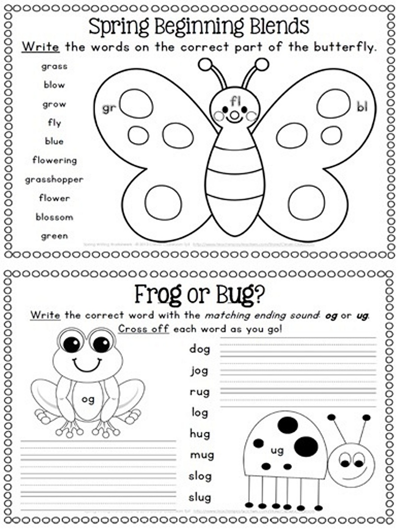 7 Best Images Of Spring Printable Activity Worksheet Free Printable