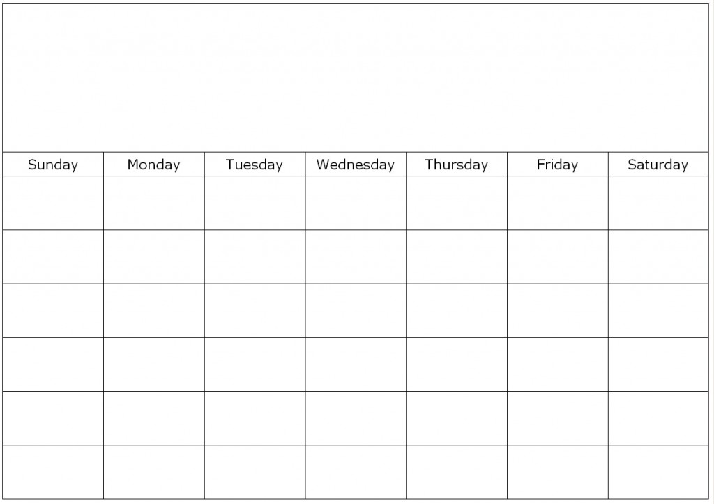 7 Best Images Of 4 Week Calendar Printable Free Printable Weekly