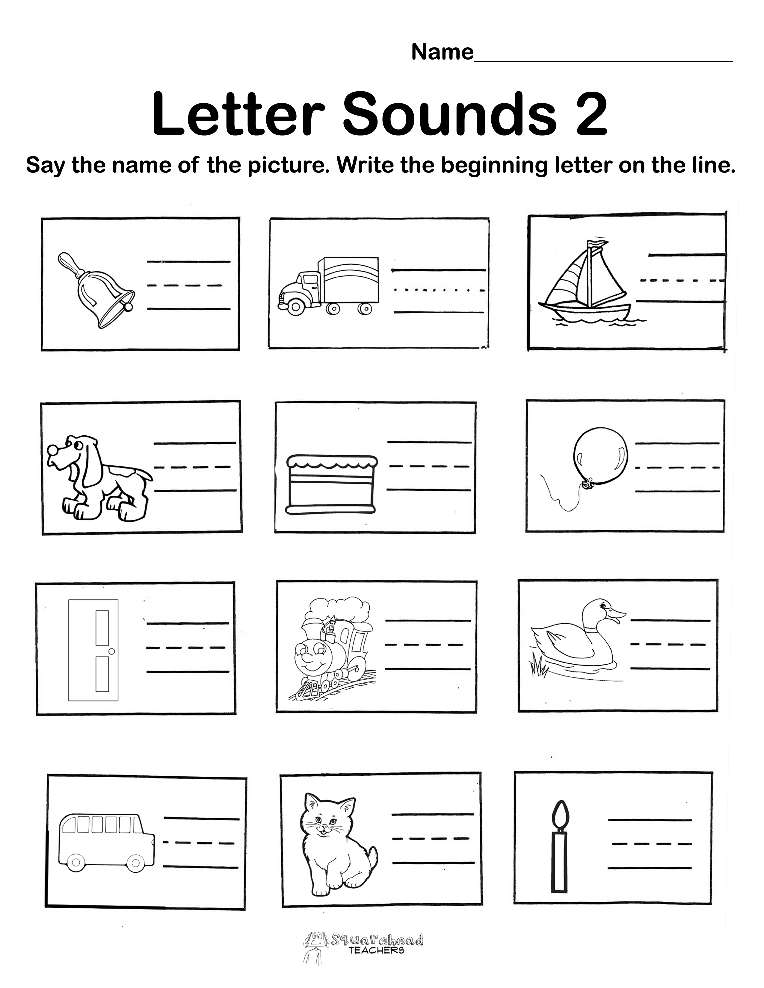 7 Best Images Of Worksheets Letter Sounds Printables Free Beginning