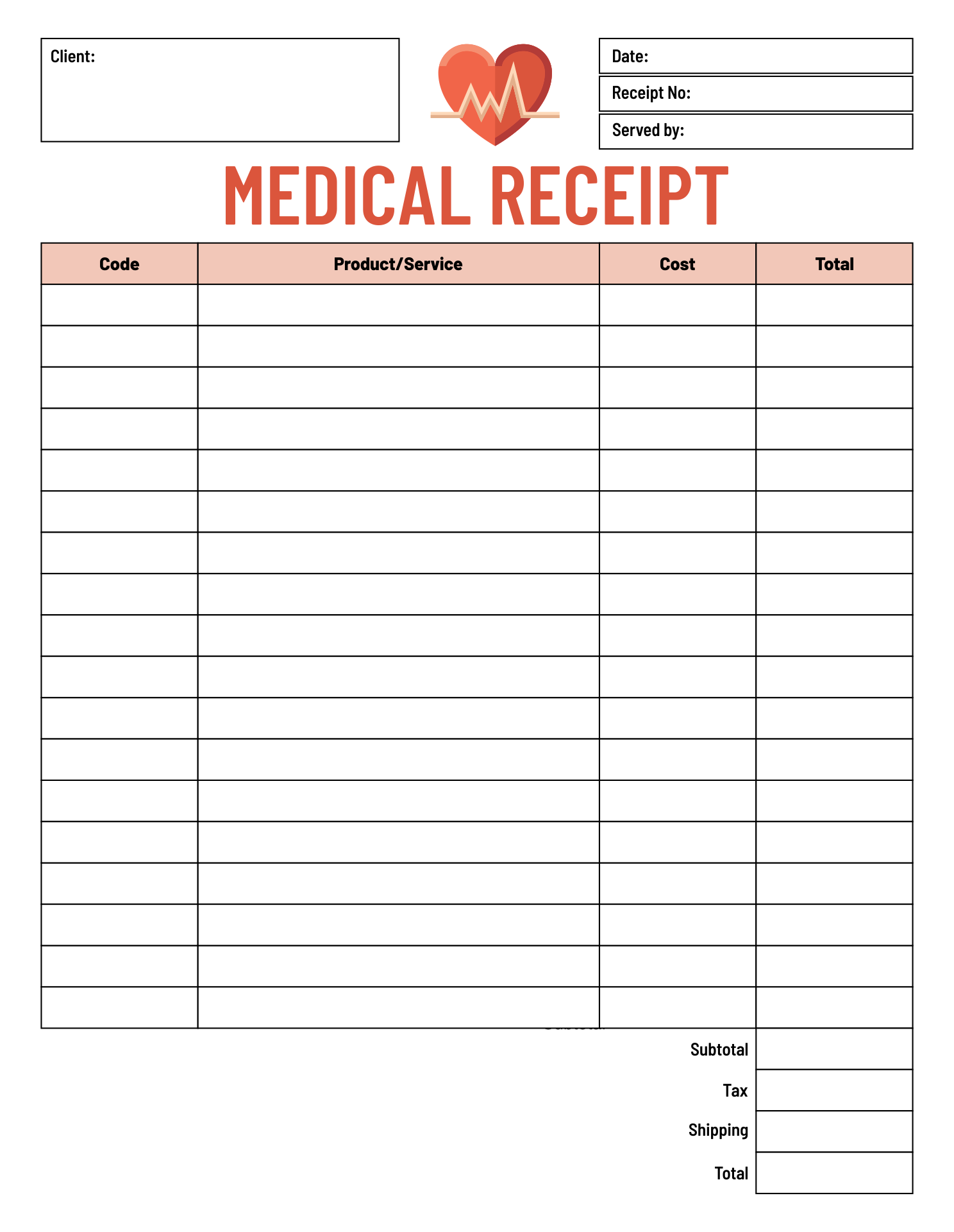 7 Best Images of Blank Printable Medical Application Free Printable