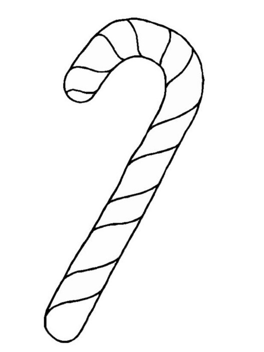 Free Candy Cane Template Free Printable Pdf