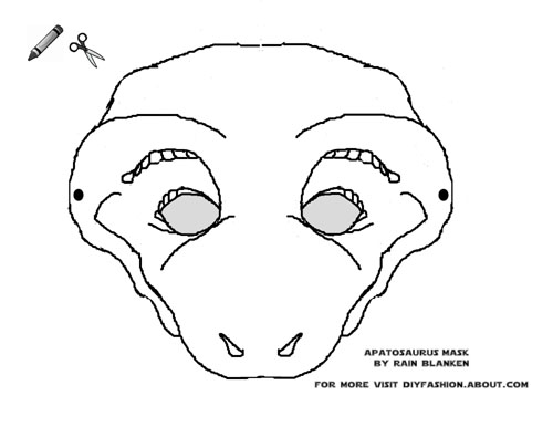 6 Best Images of Printable Dinosaur Masks Face - Dinosaur Mask Template