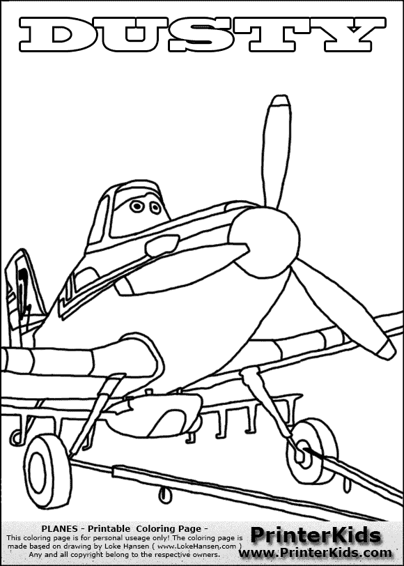 7 Best Images of Disney Planes Printables Coloring ...