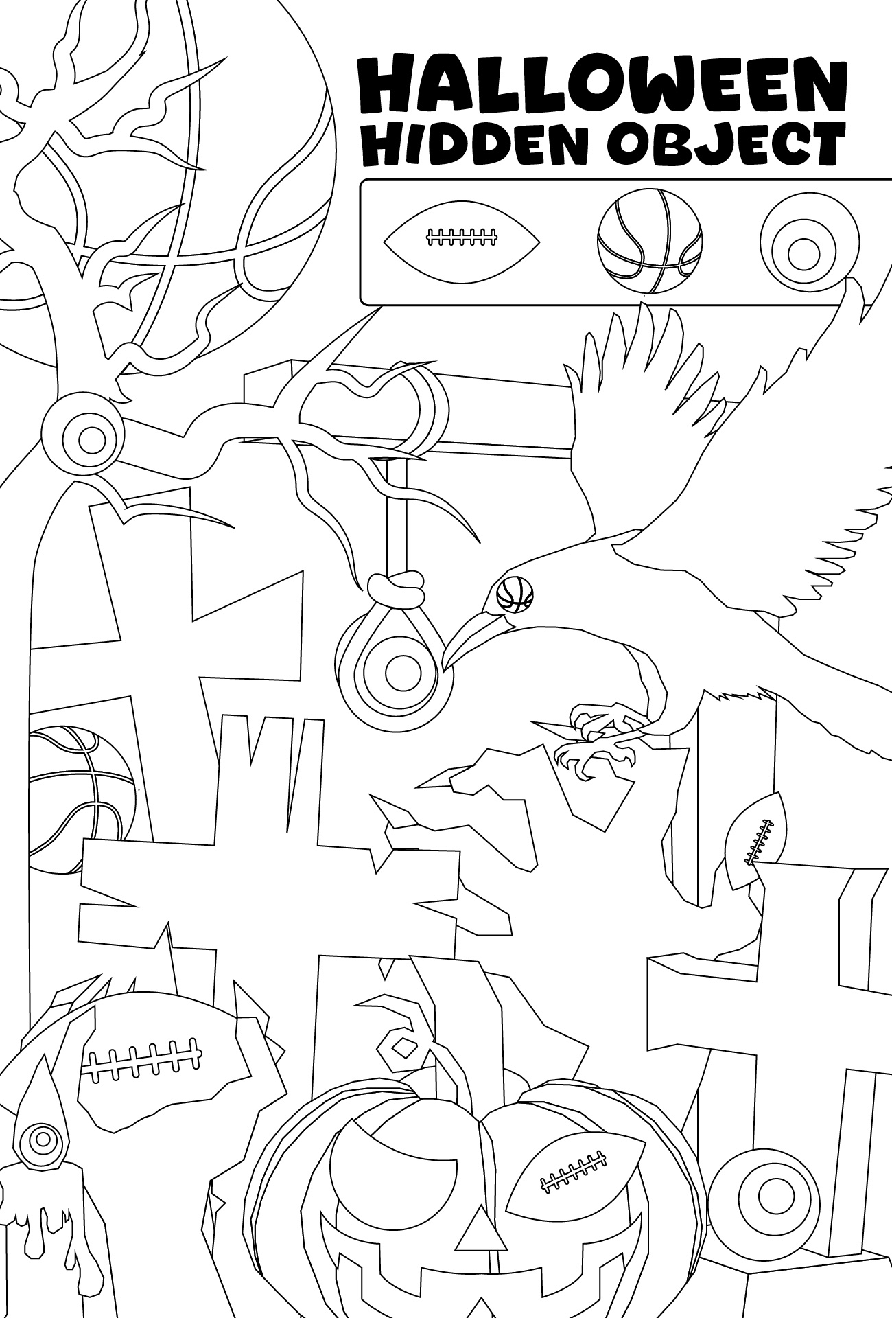 Halloween Seek And Find Picture Printables