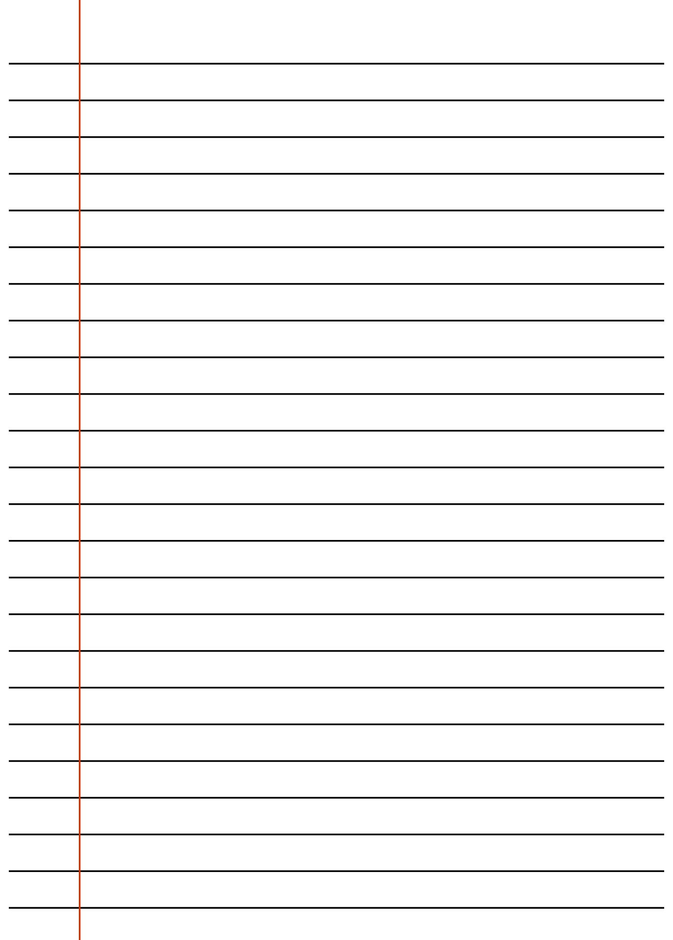 Lined Paper Template Free Download