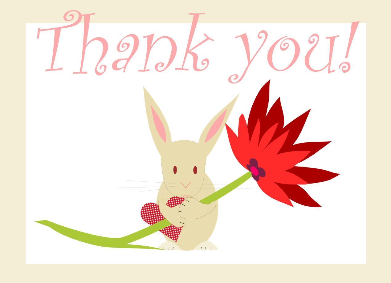 6 Best Images Of Cute Thank You Cards Printable Free Printable Thank