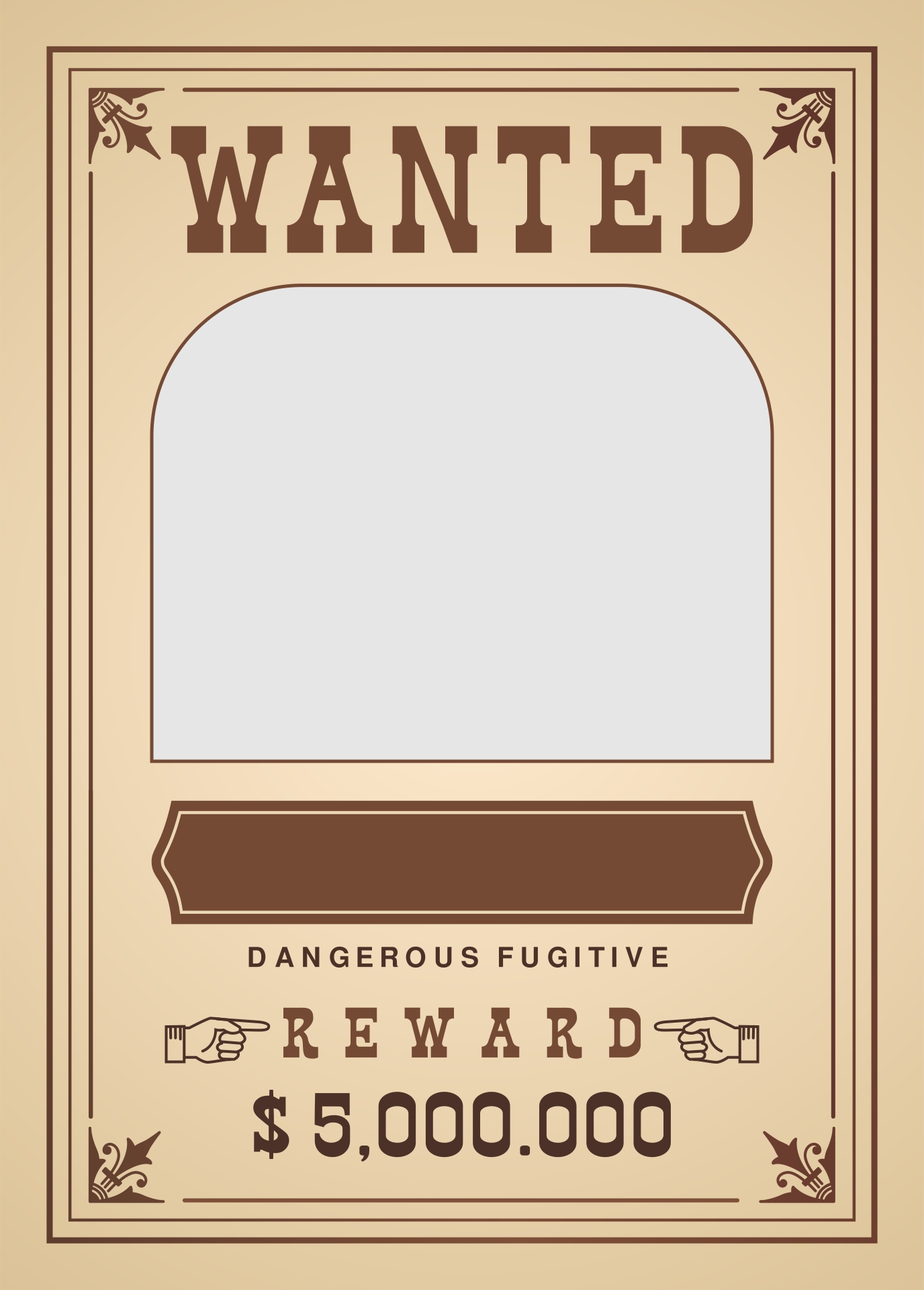 Old West Wanted Posters Template from www.printablee.com