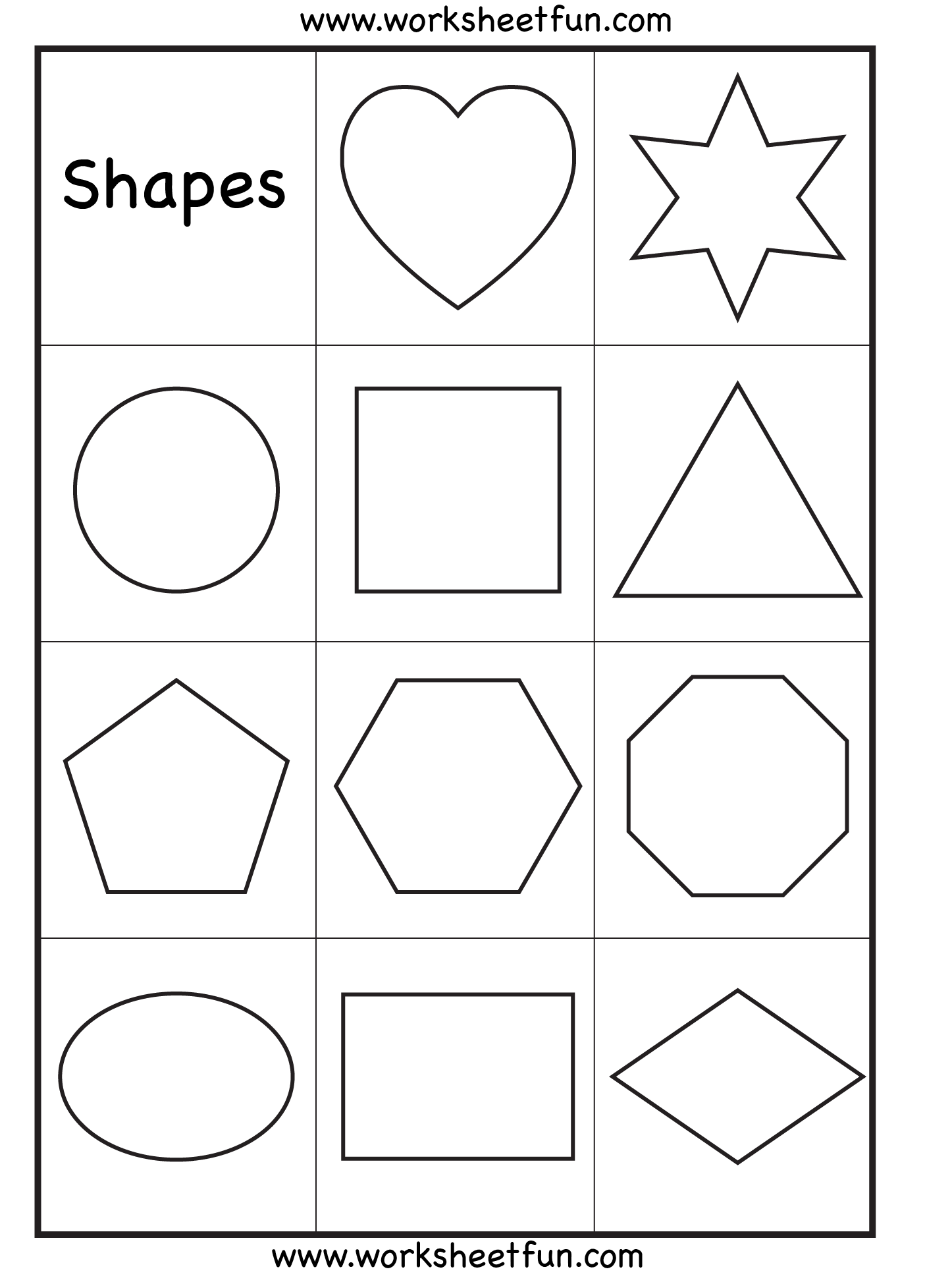 6 Best Images of Basic Shapes Printables - Basic Geometric Shapes