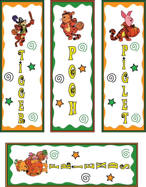halloween bookmarks coloring pages - photo #41