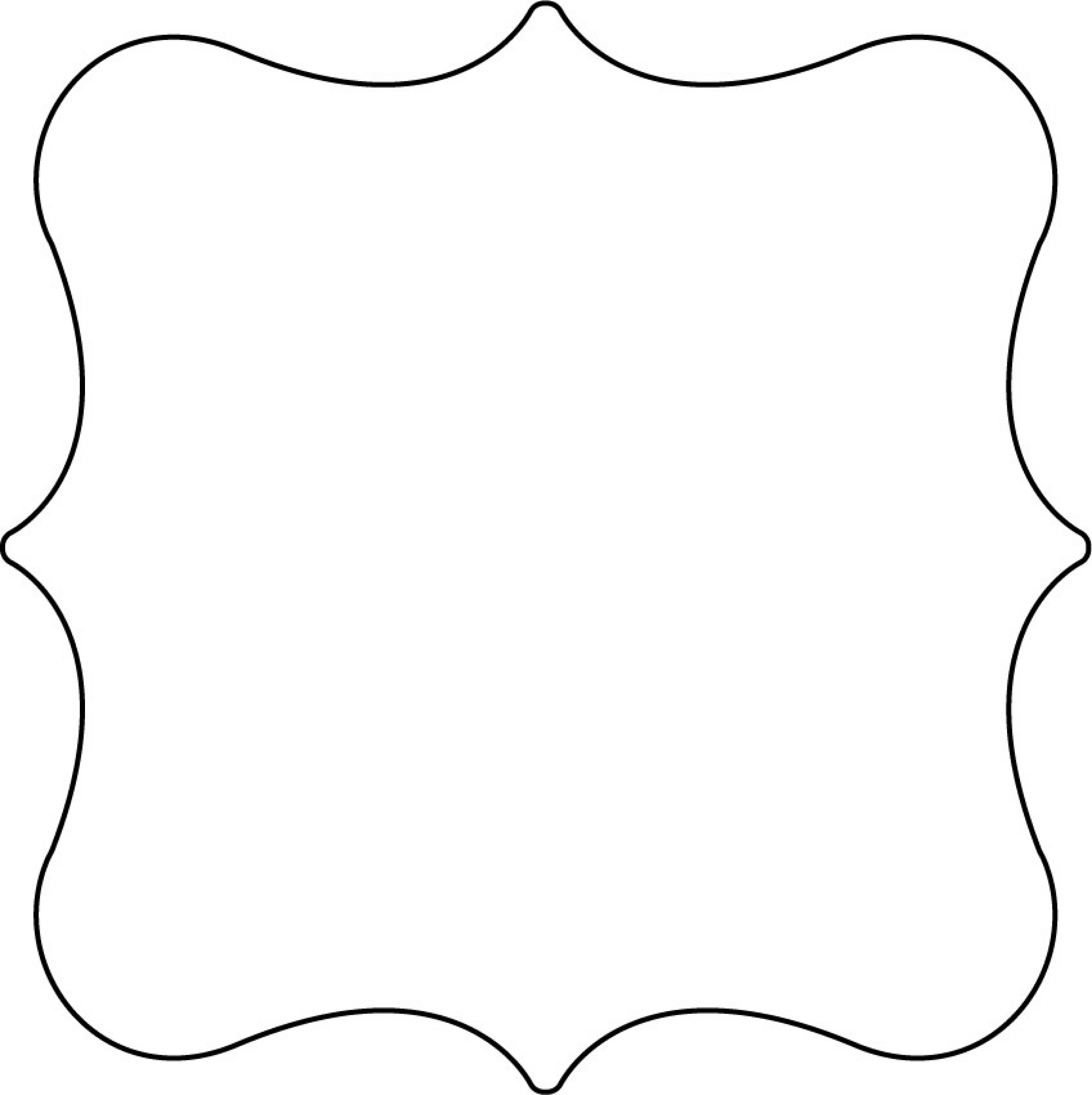 fancy bracket shape templates_157573