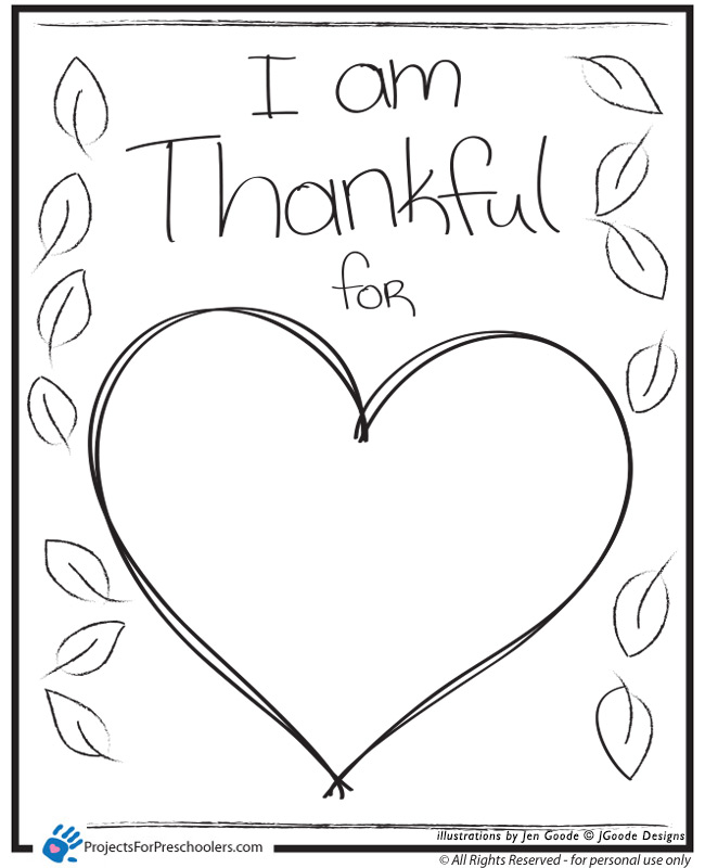 i am thankful for you coloring pages - photo #14