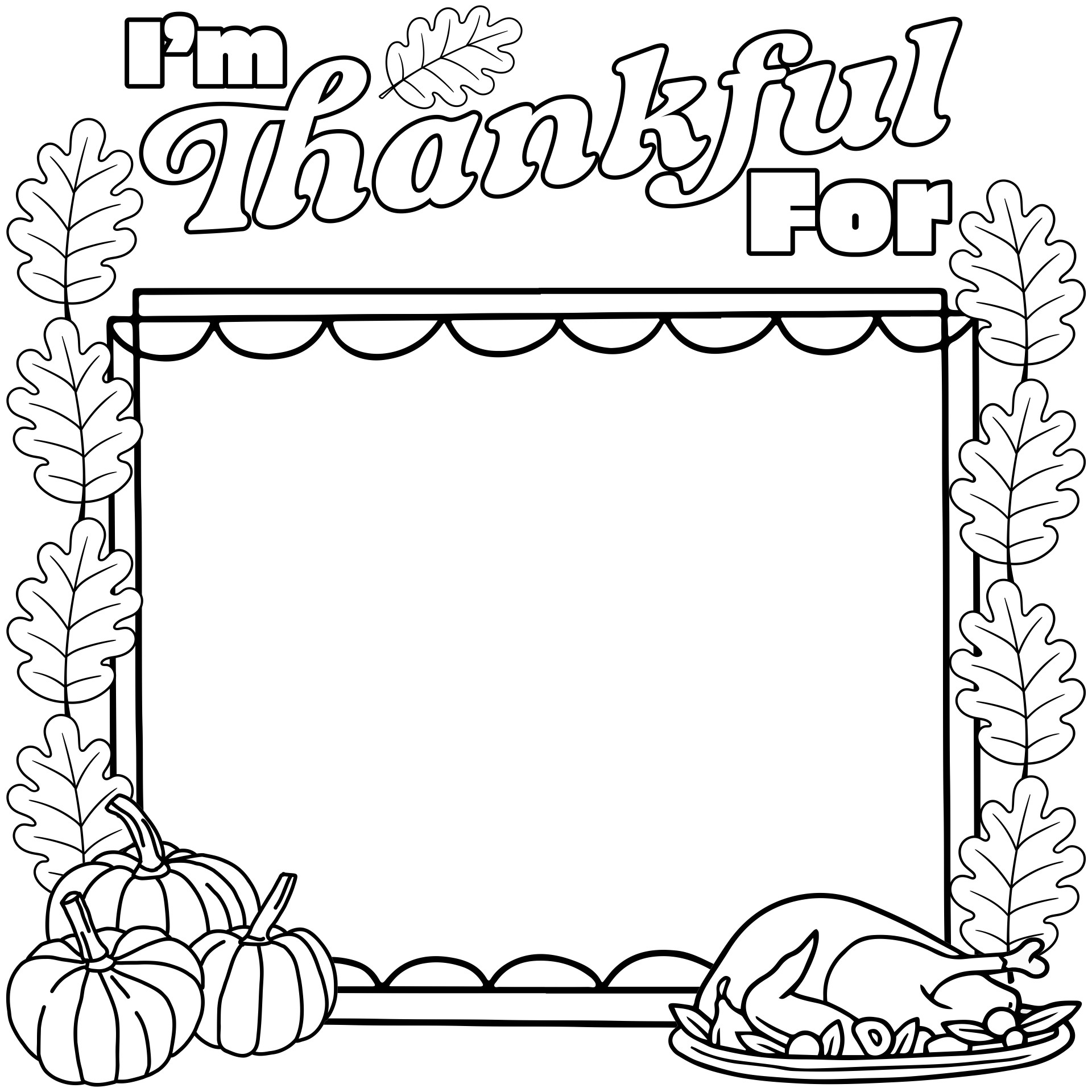 i am thankful for you coloring pages - photo #14