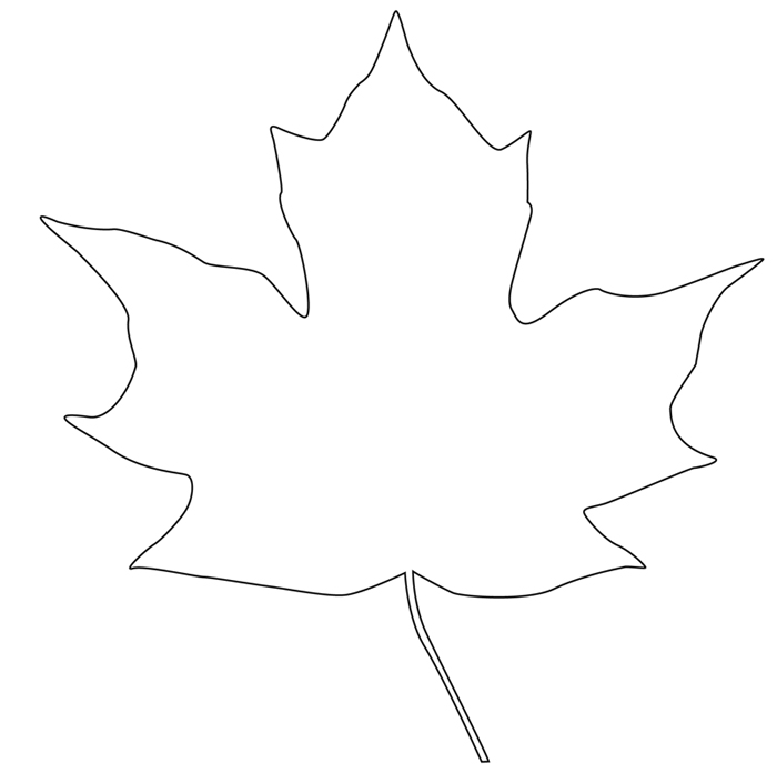 5 Best Images of Maple Leaf Pattern Printable Maple Leaf Template